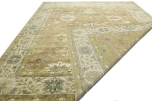 Light Rust Floral 12X15 Osh Chobi Oriental Rug - 13