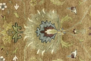 Light Rust Floral 12X15 Osh Chobi Oriental Rug - 15