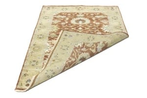 Rust Floral Osh Chobi 4X6 Peshawar Oriental Rug - 14