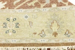 Rust Floral Osh Chobi 4X6 Peshawar Oriental Rug - 15