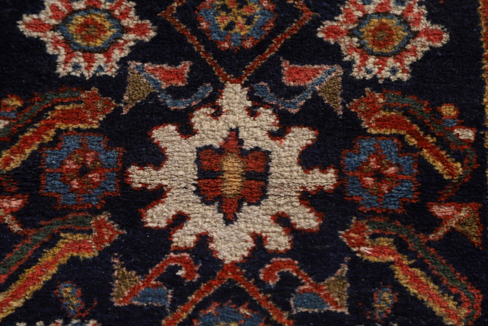 Pre-1900 Vegetable Dye Bakhtiari Persian Rug 4x10 - 8