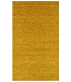 Marigold Solid Gabbeh Modern Rug in All Size: Title:Marigold Solid Gabbeh Modern Rug in All Size Description:This hand-loomed Oriental rug from India is characterized by a robust modern design and a rich Marigold color. It is made from