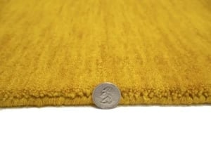 Marigold Solid Gabbeh Modern Rug in All Size - 8