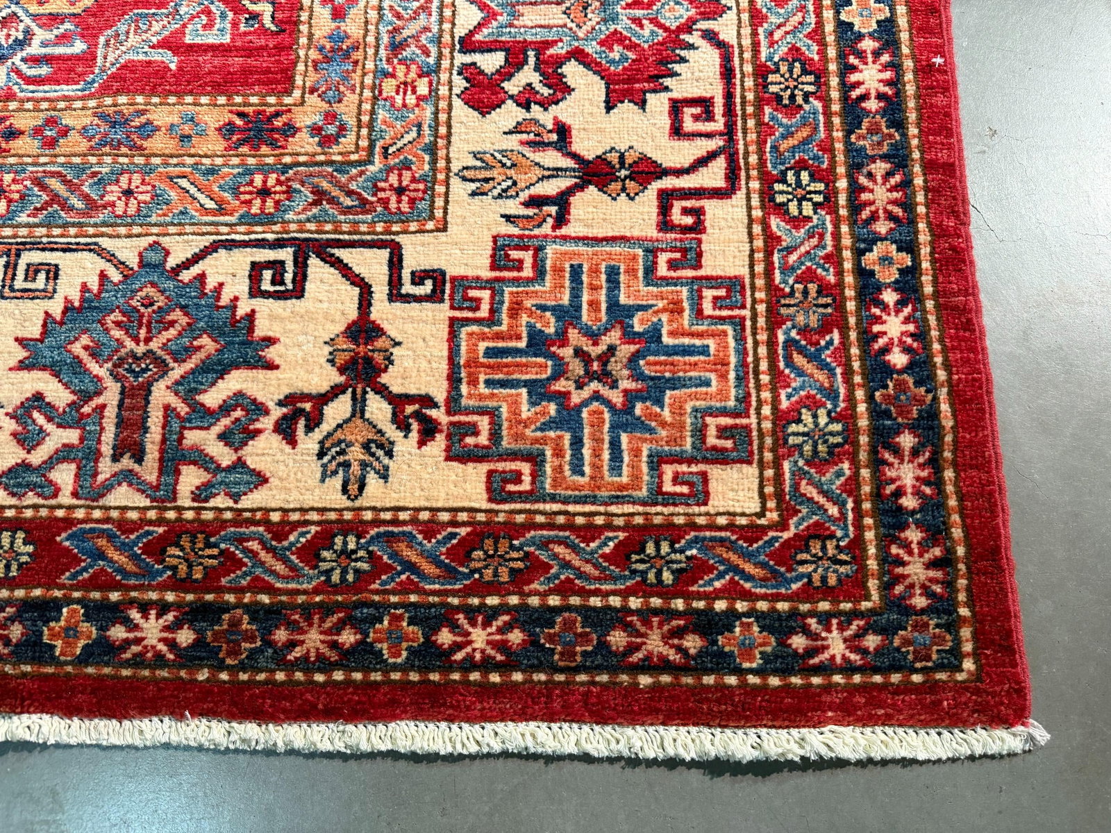 Magnificent Super Kazak Rug 7.9x9.9 - 7