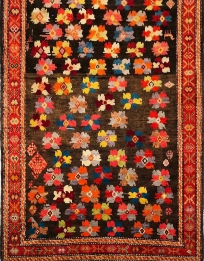 Hand Knotted Caucasian Karabagh Tribal Wool Runner Oriental Area Rug 5' x 11'6" - 2