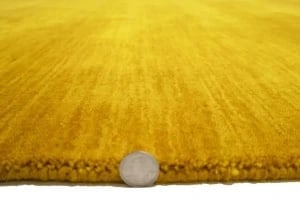 Marigold Modern Solid 6X9 Gabbeh Oriental Rug - 11