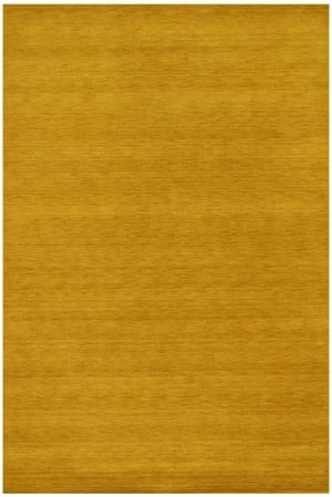 Marigold Modern Solid 6X9 Gabbeh Oriental Rug: Title:Marigold Modern Solid 6X9 Gabbeh Oriental Rug Description:This hand-loomed 6X9 Marigold Oriental rug from India is characterized by a robust modern design and a rich Marigold color. It is made f
