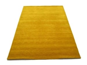 Marigold Modern Solid 6X9 Gabbeh Oriental Rug - 5