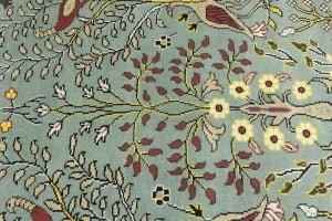 Blue-gray Pictorial Tribal 6X9 Chobi Oriental Rug - 10