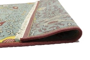 Blue-gray Pictorial Tribal 6X9 Chobi Oriental Rug - 15