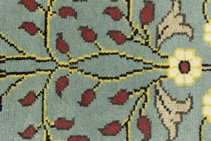 Blue-gray Pictorial Tribal 6X9 Chobi Oriental Rug - 9