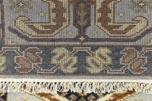 Light Gray Geometric 3X6 Heriz Serapi Oriental Rug - 15