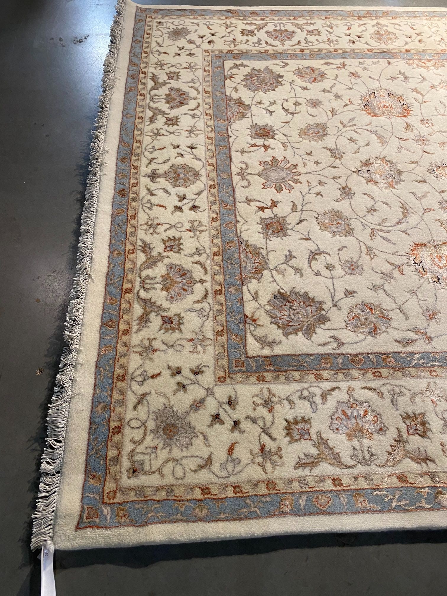 EXQUISITE SILK &WOOL RUG 6.1x9.1 - 5