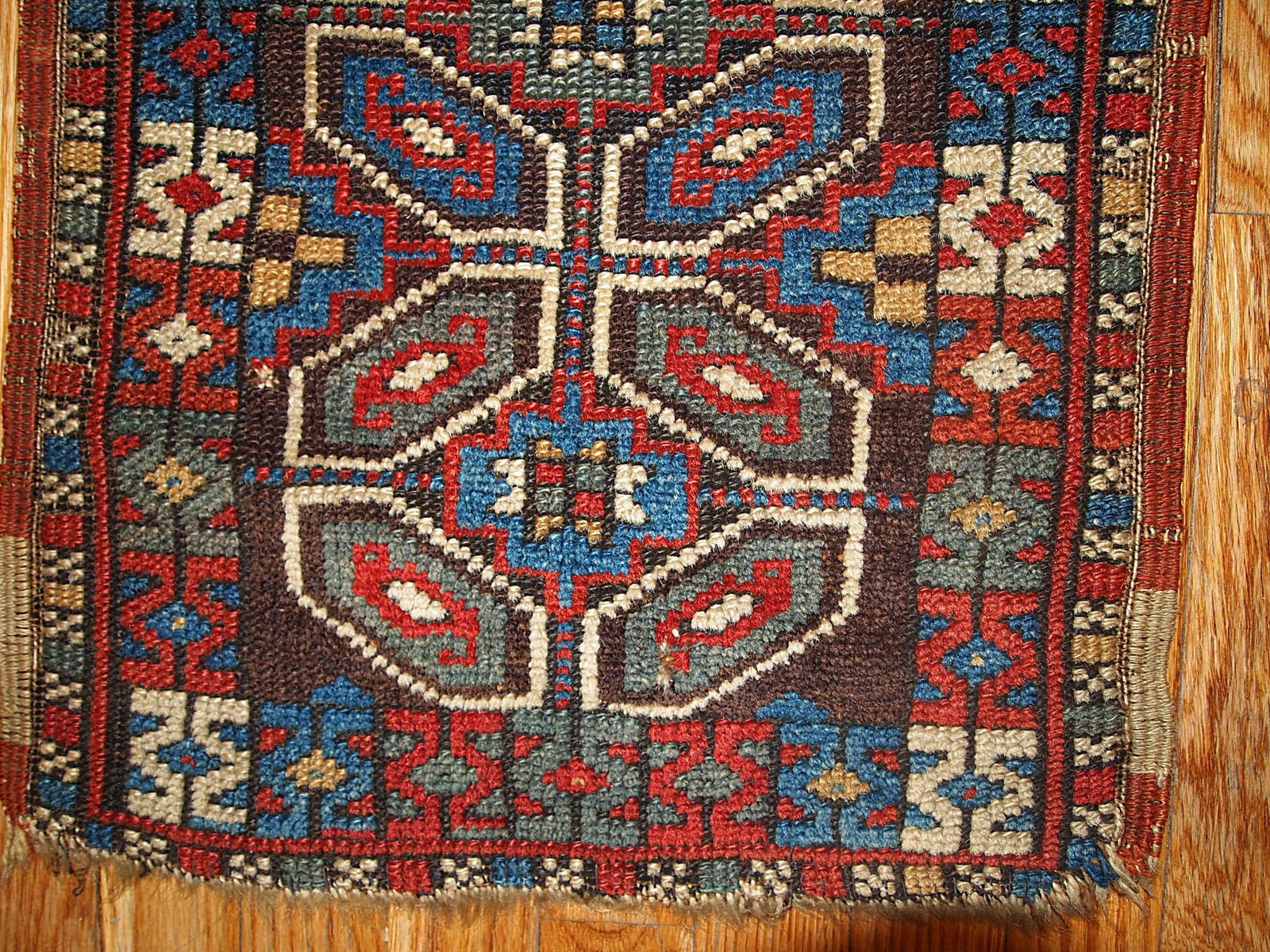 Handmade antique collectible Turkish Yastik rug 1.5' x 3' ( 45cm x 91cm ) 1880s - 2