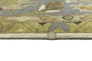 Cream Floral Osh Chobi 12X15 Peshawar Oriental Rug - 8