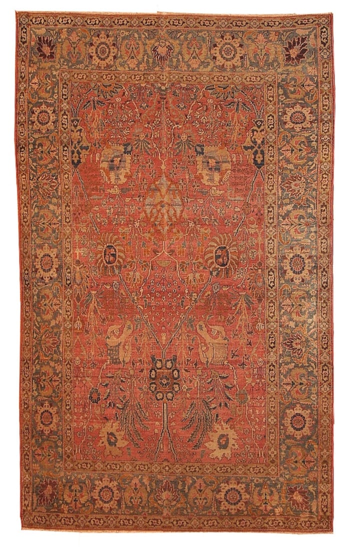 Handmade antique Indian Loristan rug 5.8' x 8.8' ( 176cm x 268cm ) 1880: Title: Handmade antique Indian Loristan rug 5.8' x 8.8' ( 176cm x 268cm ) 1880 Origin:India Dimensions: 5.8' x 8.8' ( 176cm x 268cm ) Materials:wool Year:1880s Description:Fine weaved Indian Loristan 