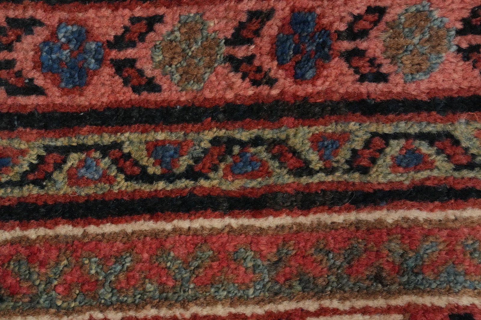 Pre-1900 Vegetable Dye Sultanabad Persian Large Rug 11x14 - 6