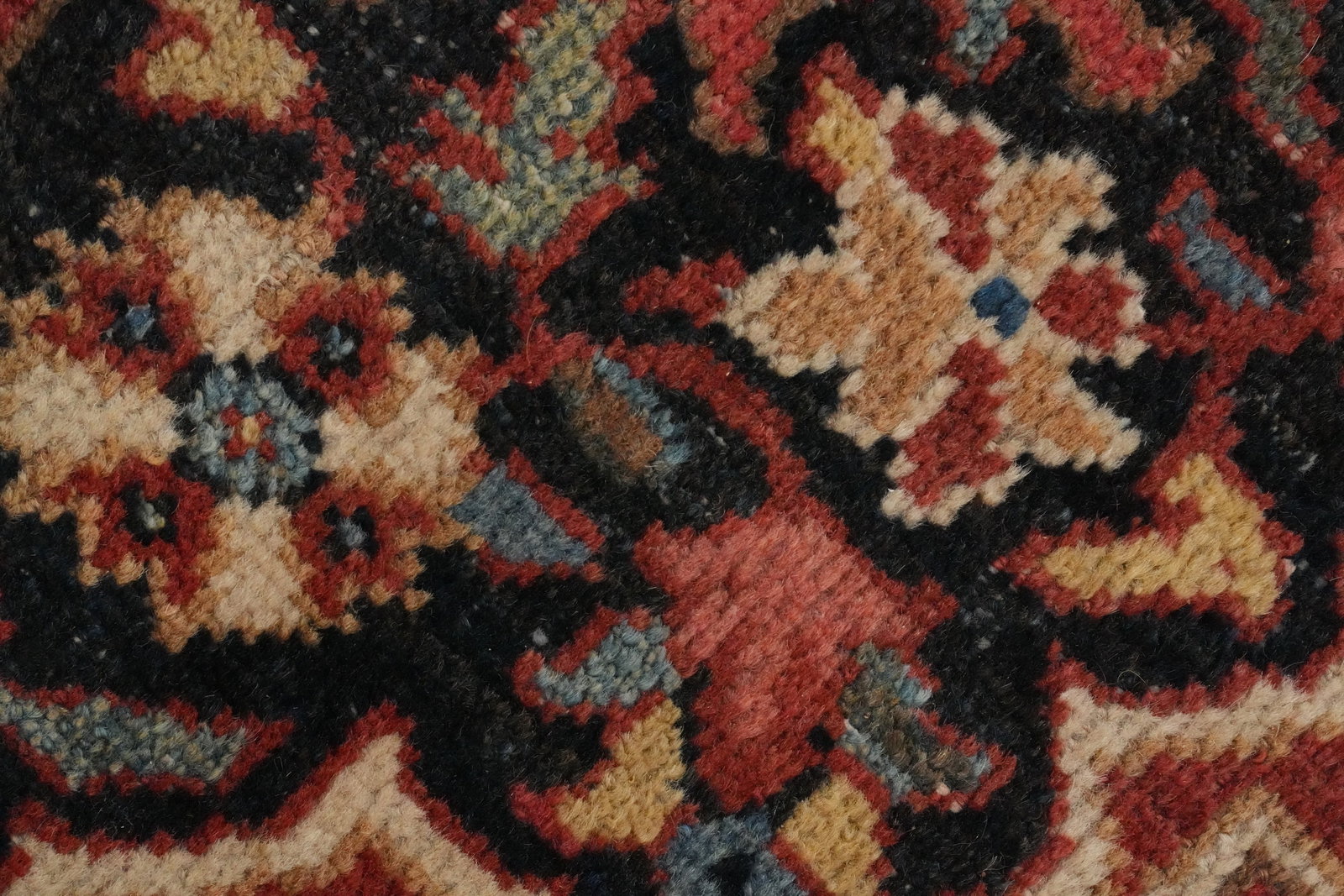 Pre-1900 Vegetable Dye Sultanabad Persian Large Rug 11x14 - 7