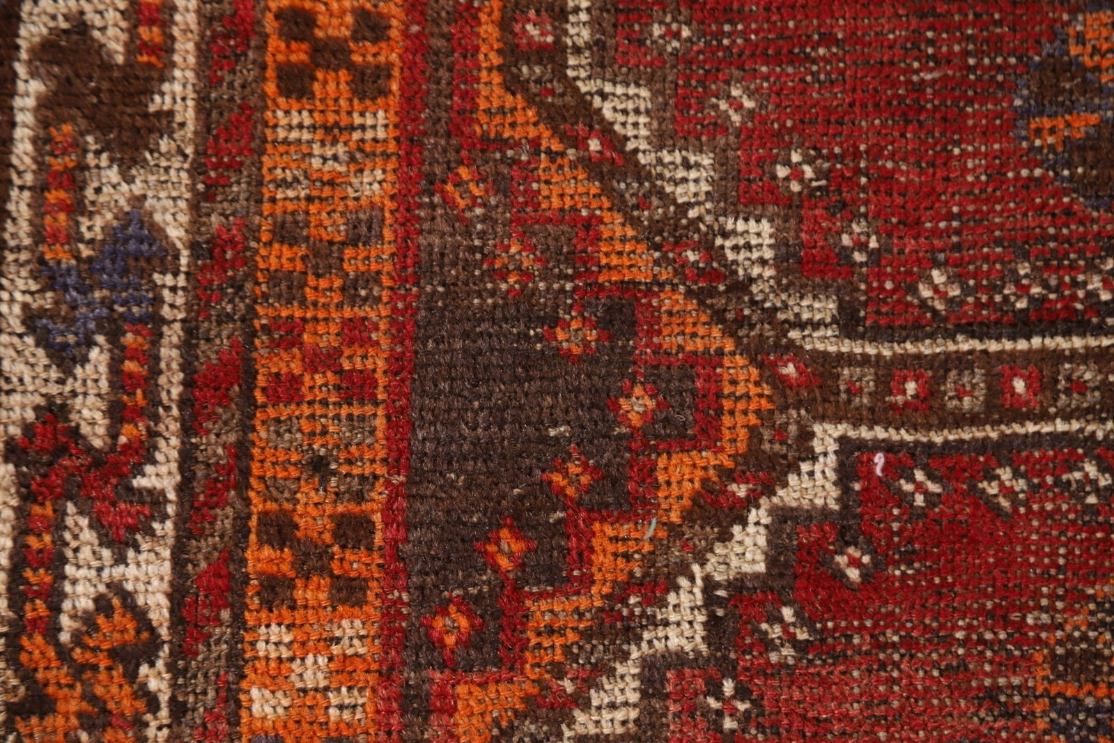 Pre-1900 Vegetable Dye Qashqai Persian Area Rug 5x8 - 8