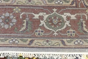 Light Gray Geometric 9X12 Heriz Serapi Oriental Rug - 19