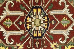 Light Gray Geometric 9X12 Heriz Serapi Oriental Rug - 8