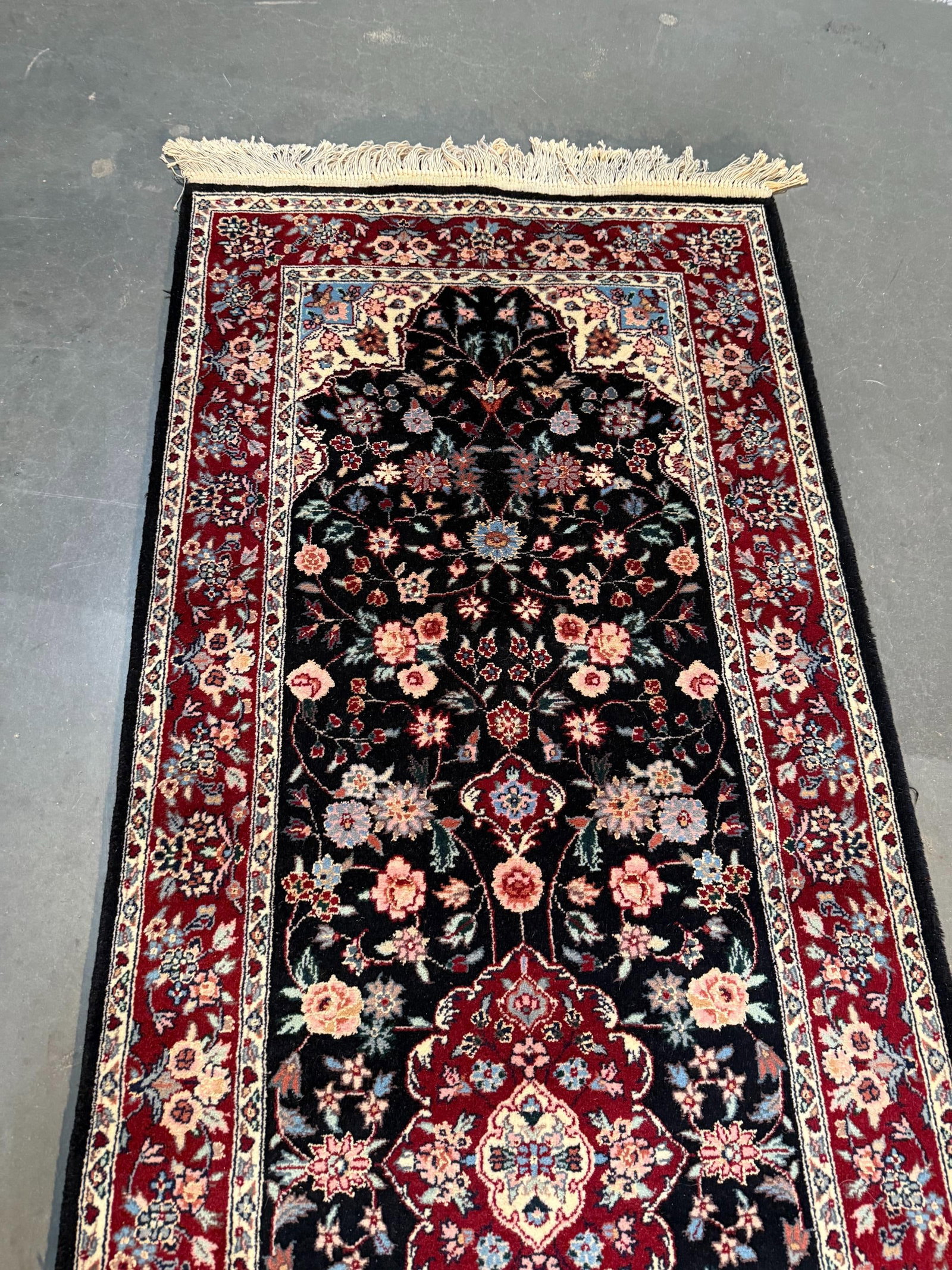 Fine Silk&Wool Tabriz Runner 2.6x10' - 4