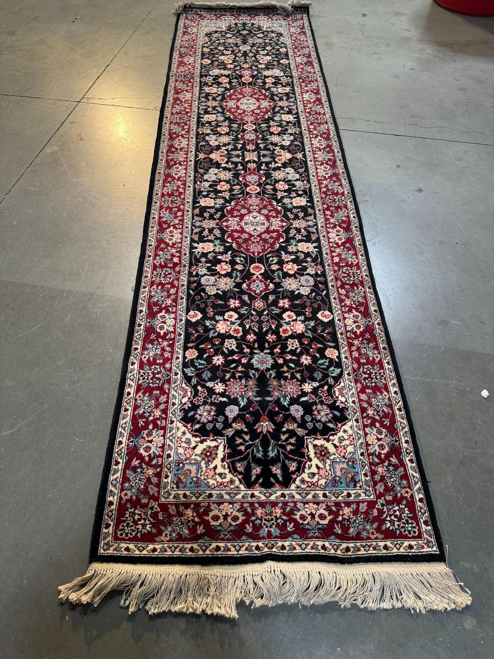 Fine Silk&Wool Tabriz Runner 2.6x10' - 5
