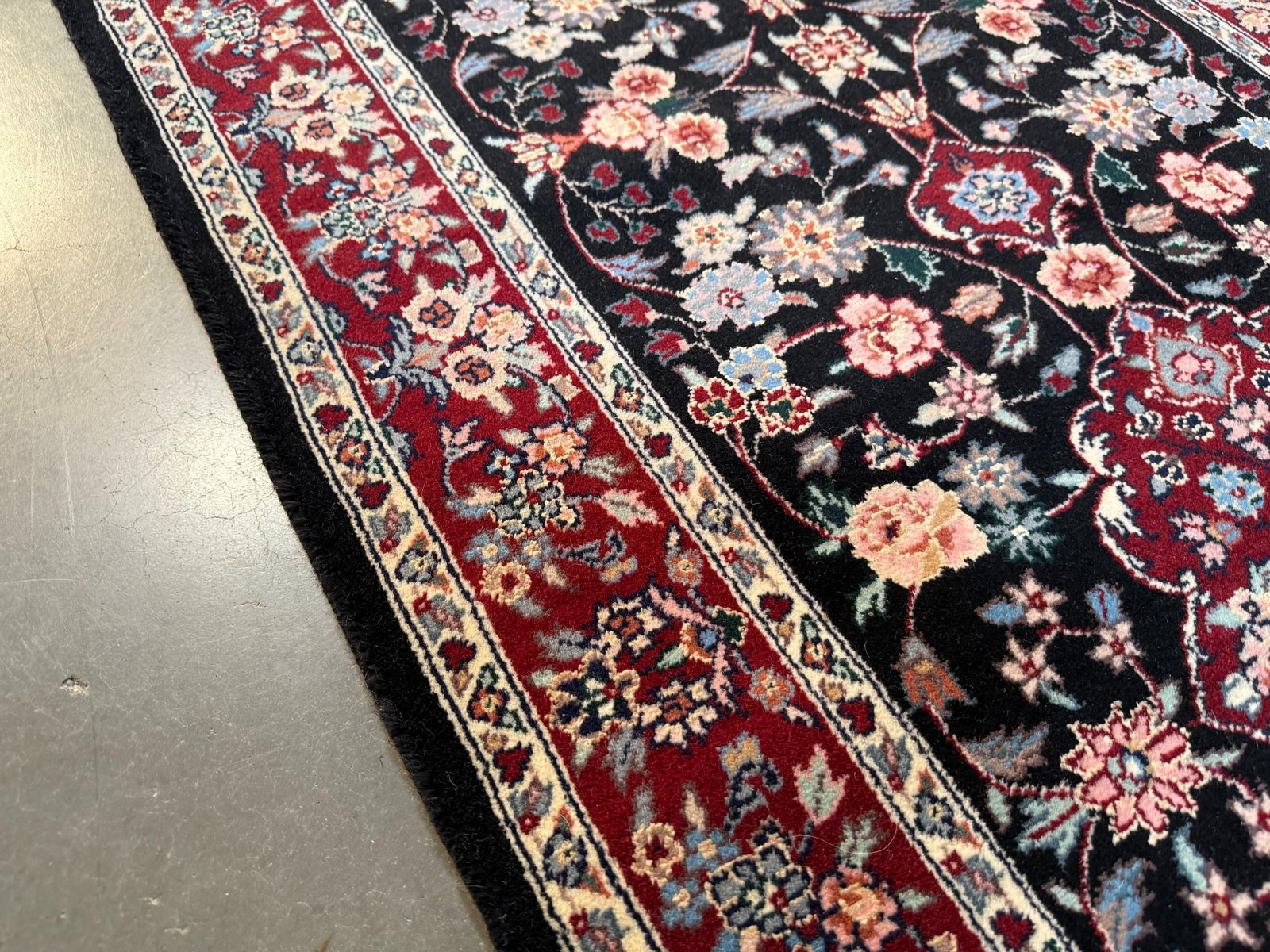 Fine Silk&Wool Tabriz Runner 2.6x10' - 7