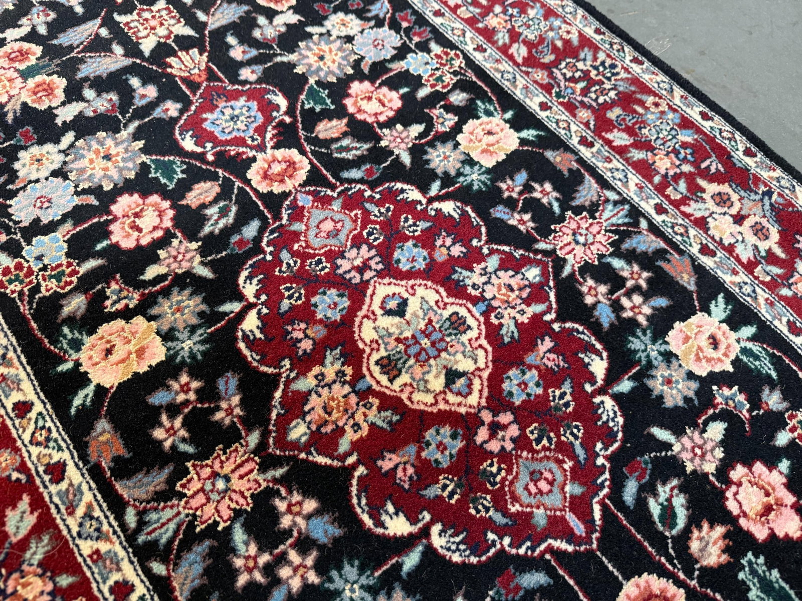 Fine Silk&Wool Tabriz Runner 2.6x10' - 8