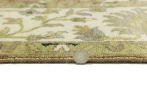 Light Rust Floral 6x9 Osh Chobi Oriental Rug - 14
