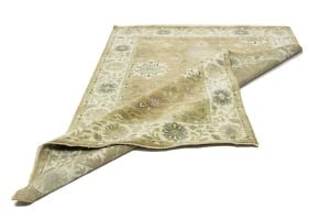 Light Rust Floral 6x9 Osh Chobi Oriental Rug - 15