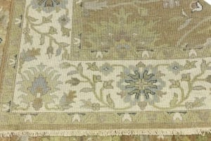 Light Rust Floral 6x9 Osh Chobi Oriental Rug - 16