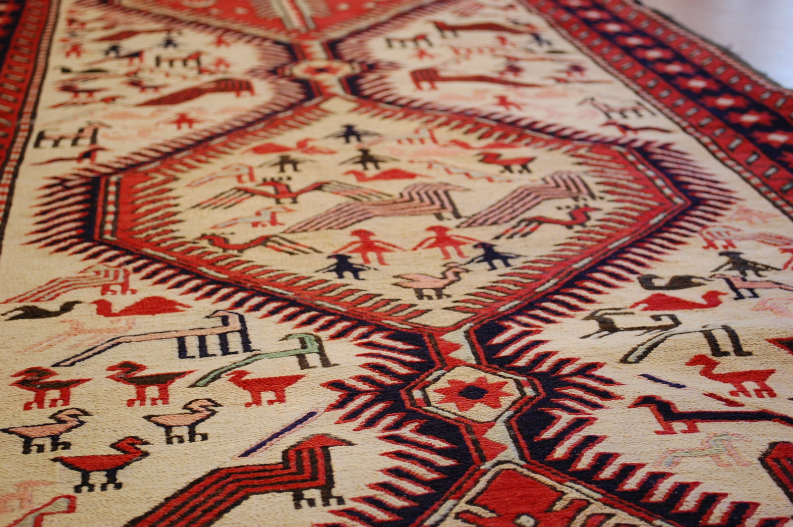 CAUCASIAN SOUMAK KILIM 3.2x8.7 - 9