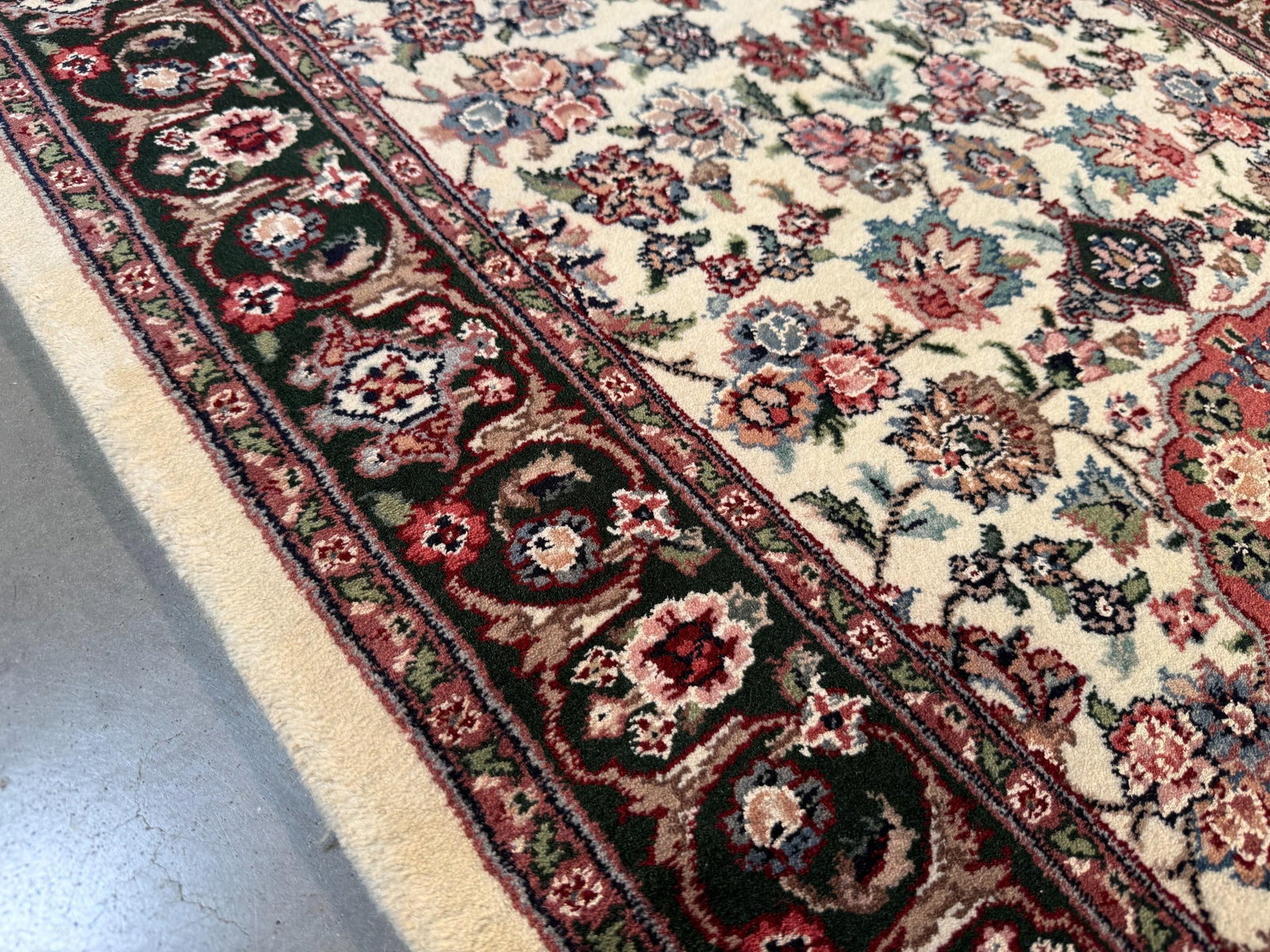 Fine Silk&Wool Tabriz Runner 2.6x12' - 7