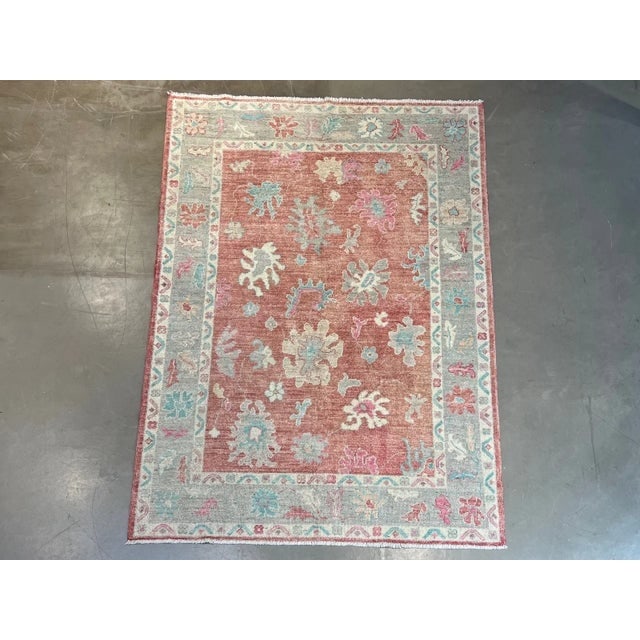 Oushak design rug - 5