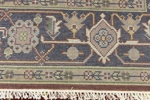 Rusty Red Geometric 9X12 Heriz Serapi Oriental Rug - 20