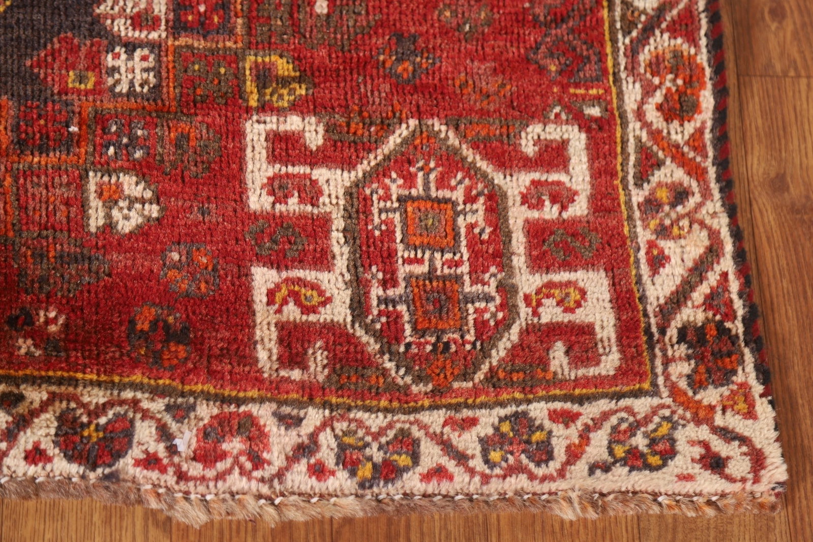 Antique Vegetable Dye Shiraz Persian Rug 3x5 - 5