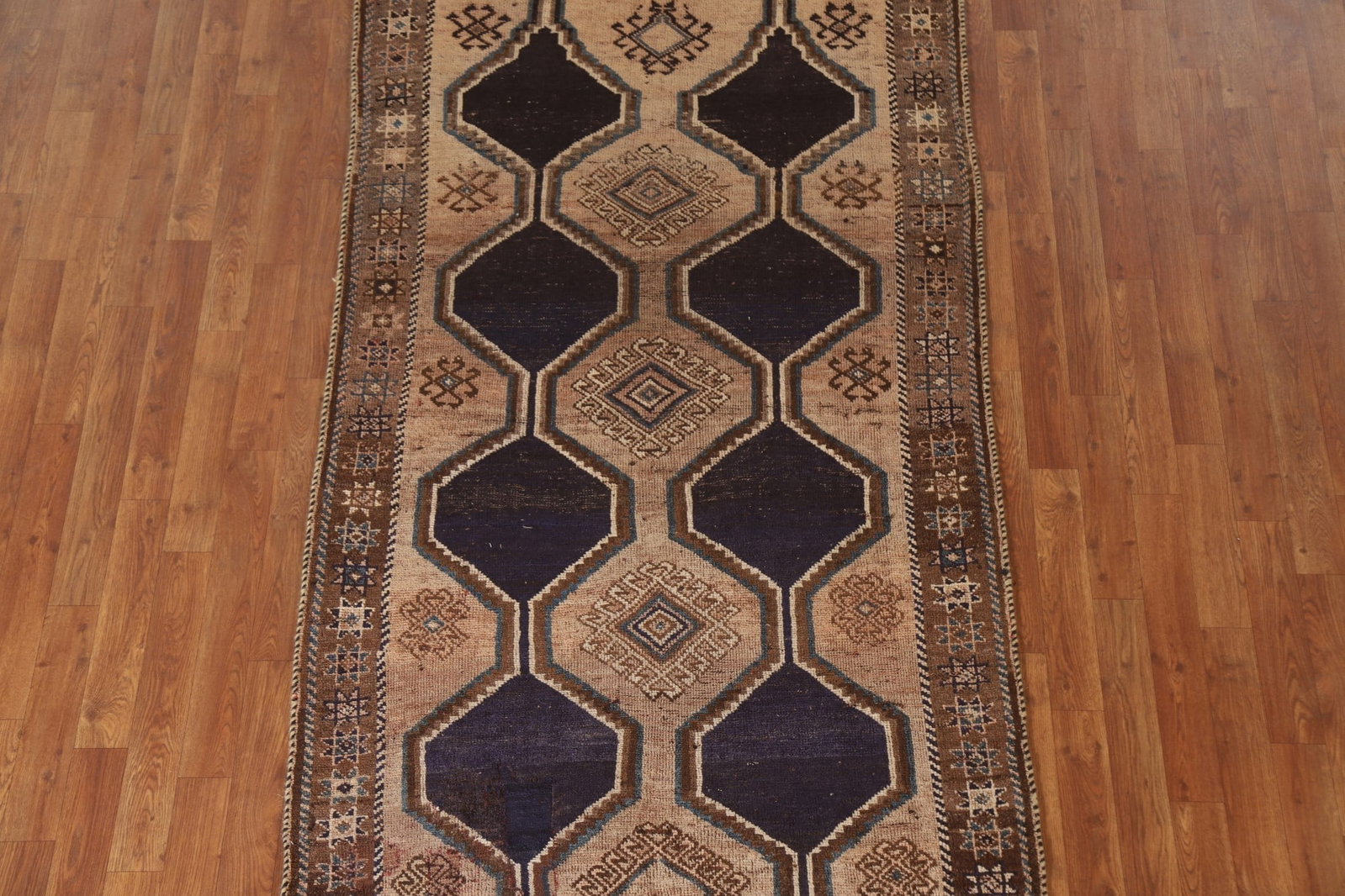 Antique Geometric Lori Persian Rug 4x7 - 2