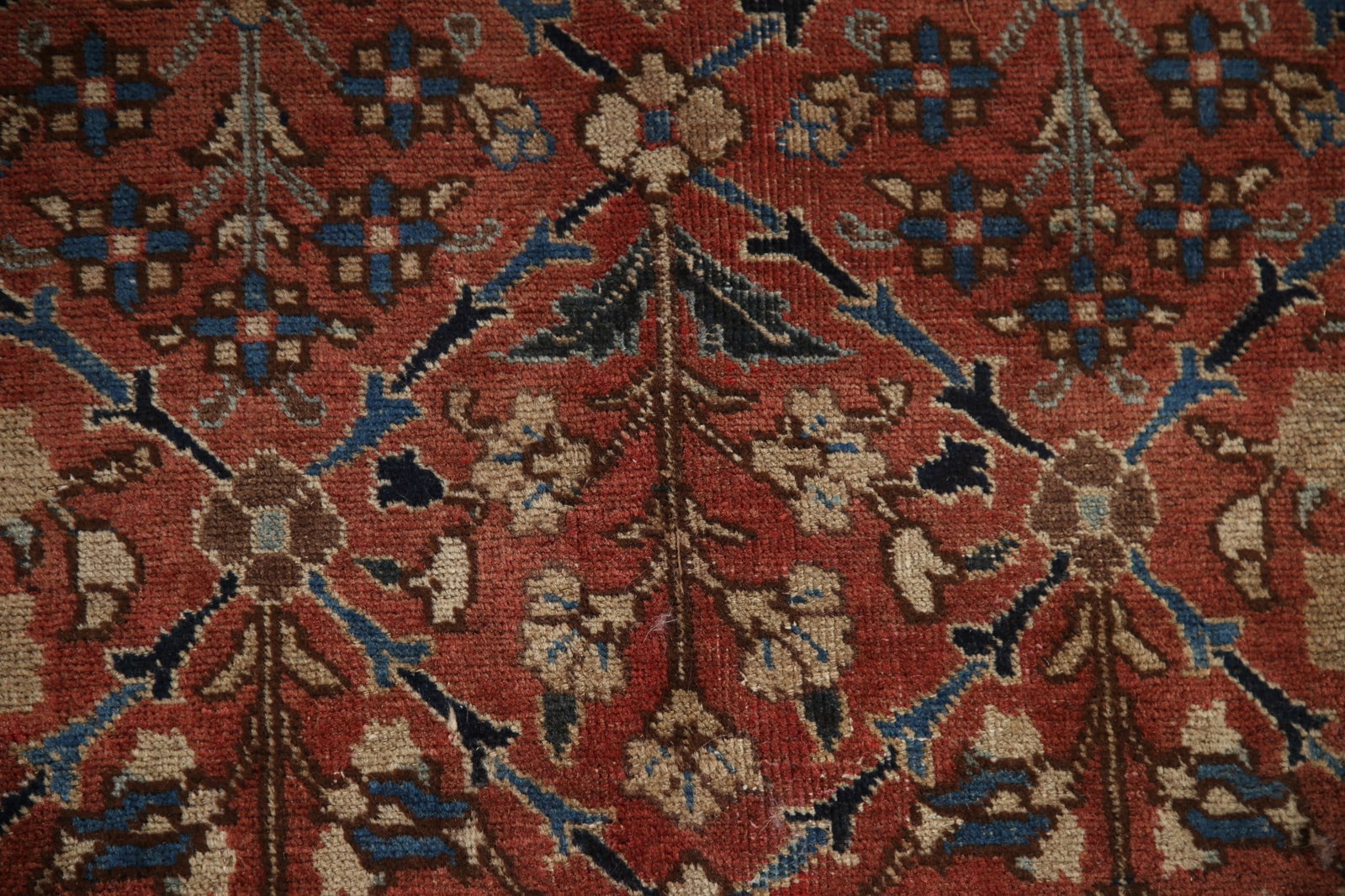 Antique Vegetable Dye Mahal Persian Area Rug 7x11 - 7