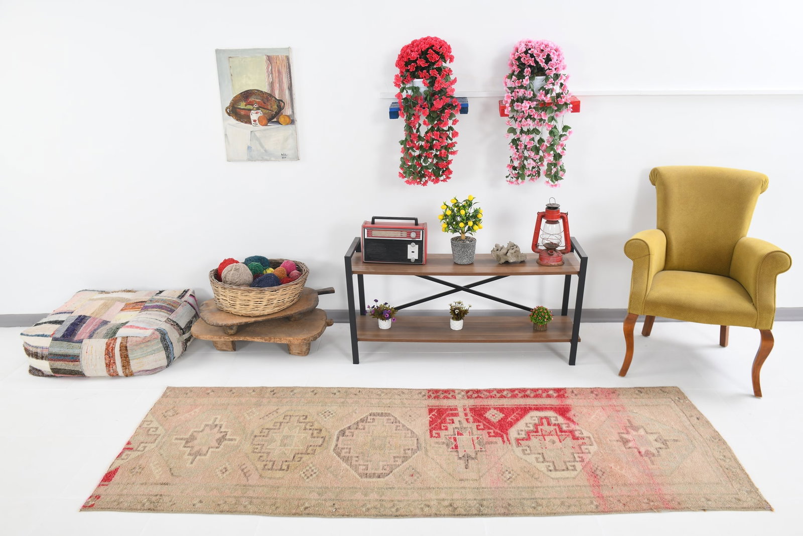 2'11'' x 8'4'' Vintage Wool Runner Rug - 17678 - 2