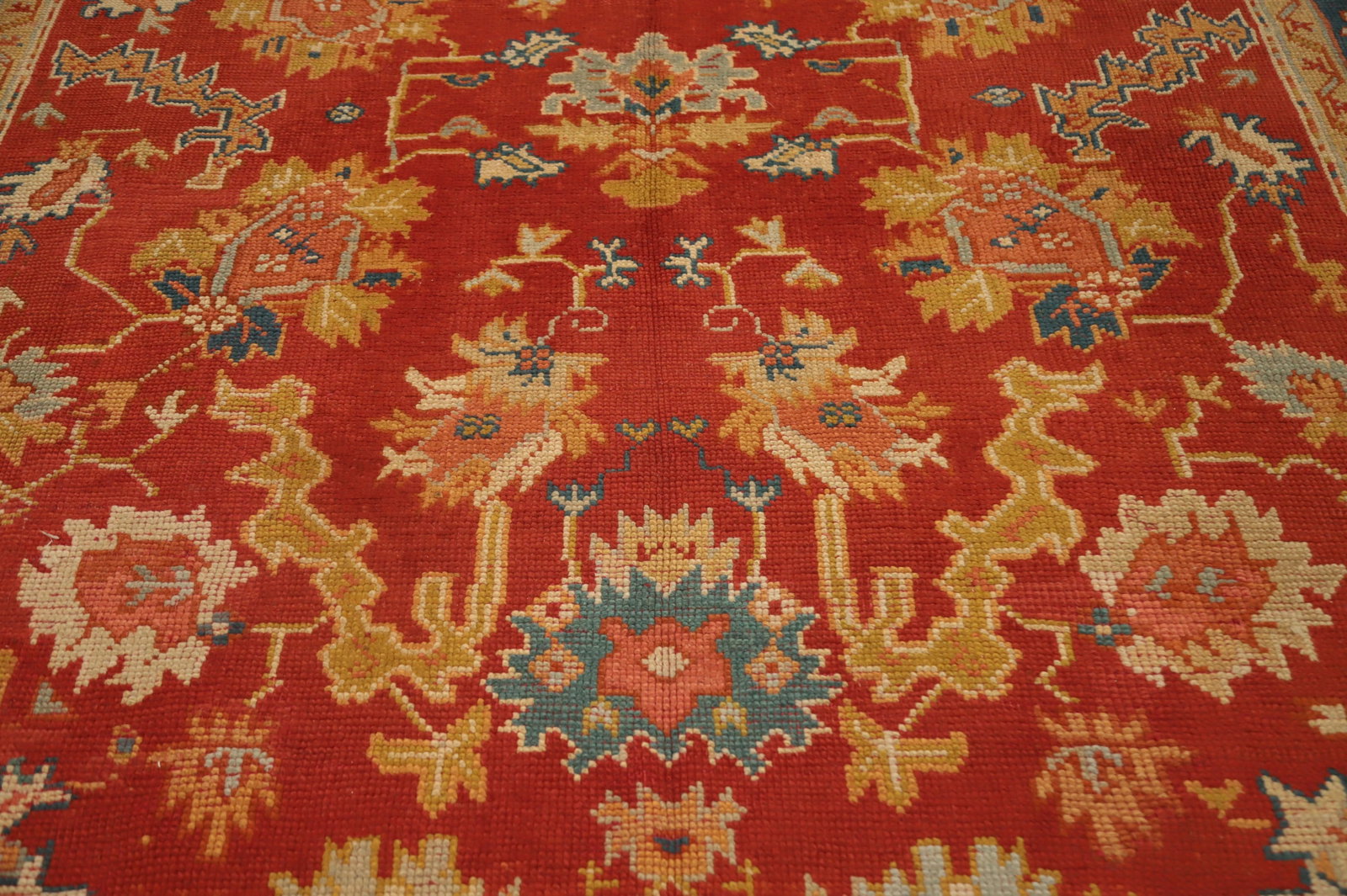 Pre-1900 Antique Vegetable Dye Oushak Persian Area Rug 9x11 - 3