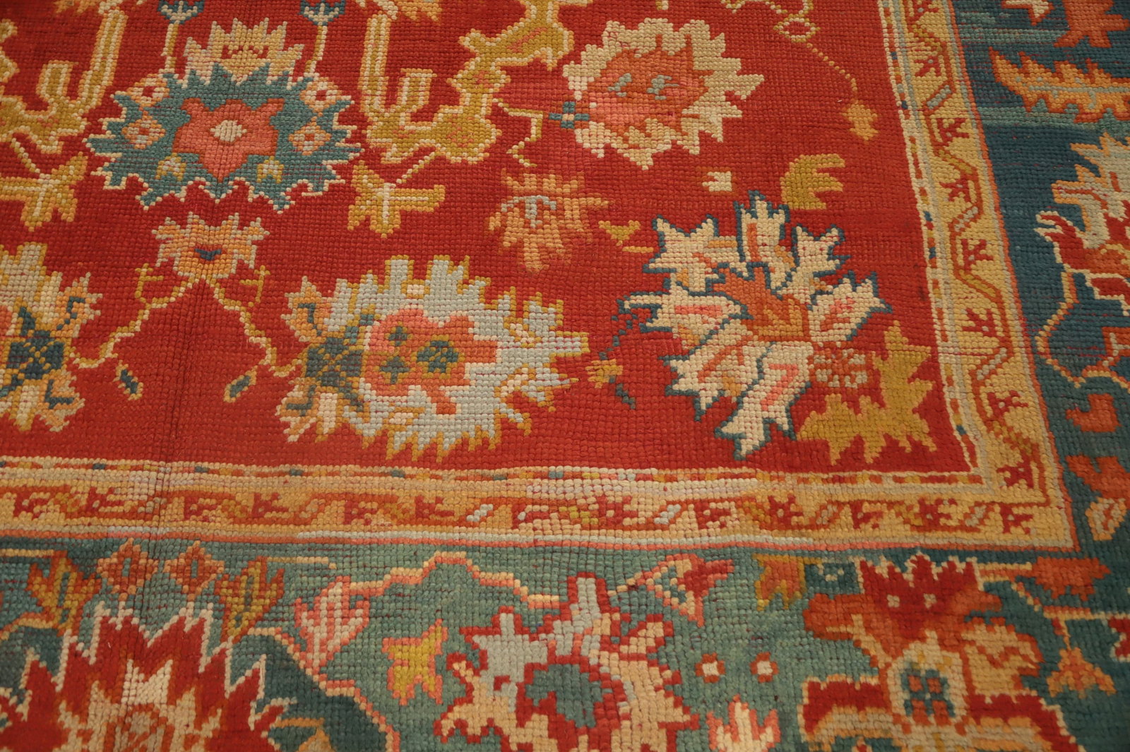 Pre-1900 Antique Vegetable Dye Oushak Persian Area Rug 9x11 - 5