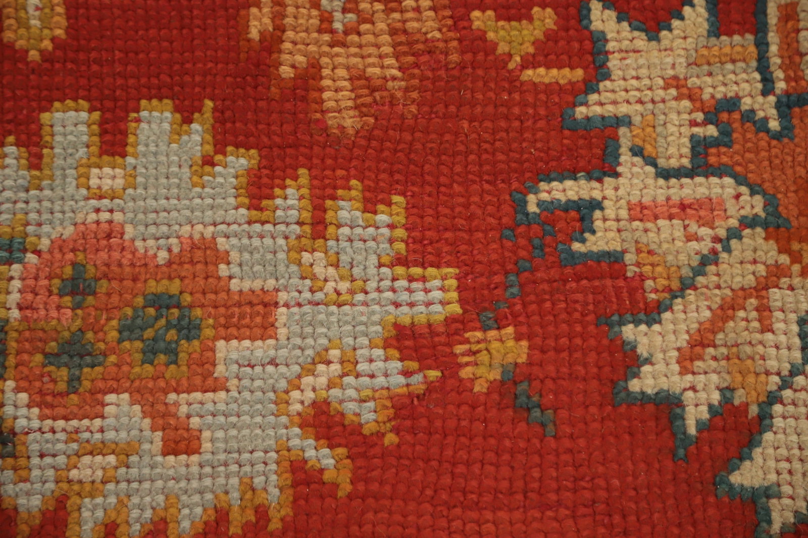 Pre-1900 Antique Vegetable Dye Oushak Persian Area Rug 9x11 - 6