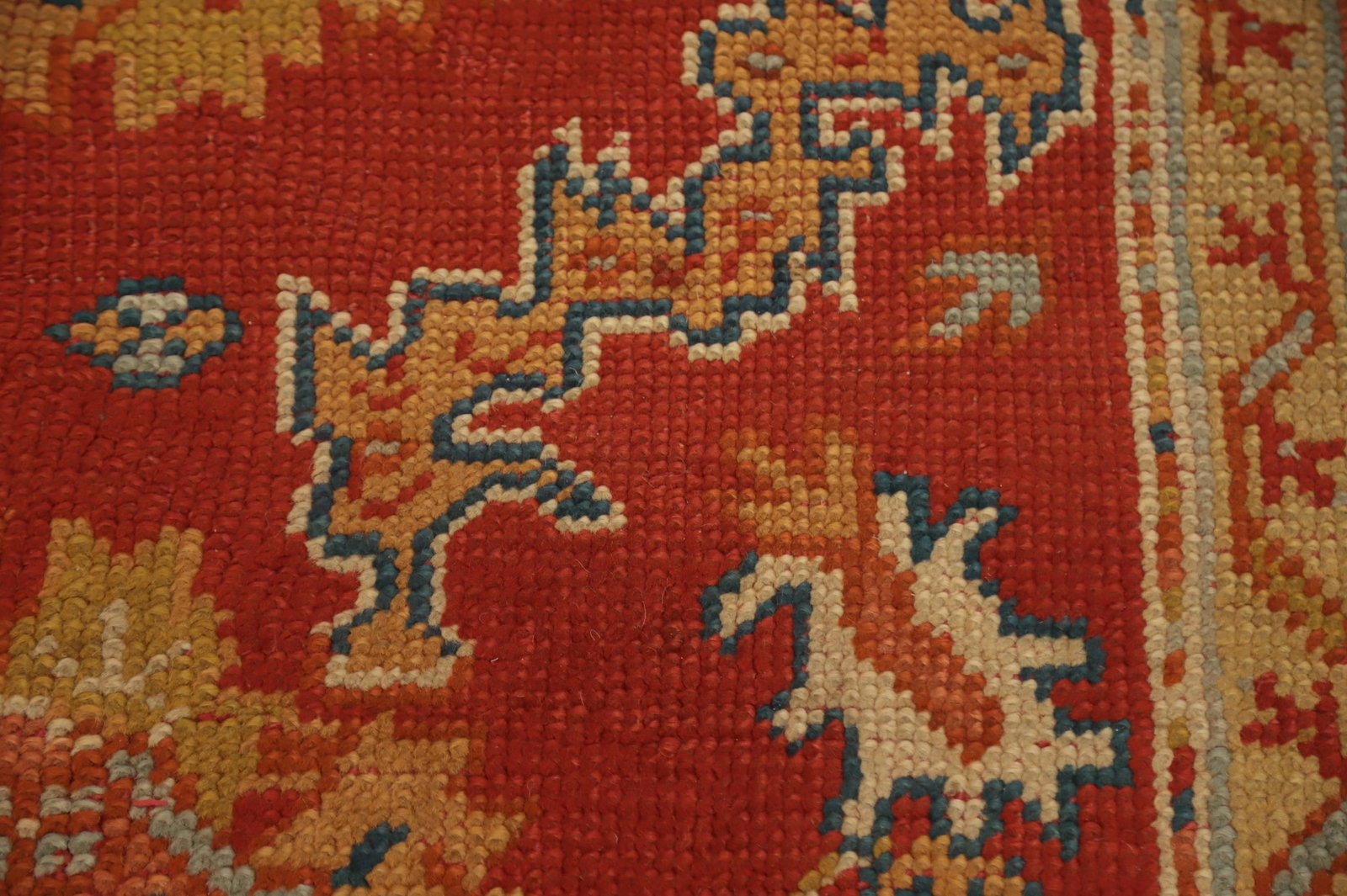 Pre-1900 Antique Vegetable Dye Oushak Persian Area Rug 9x11 - 8