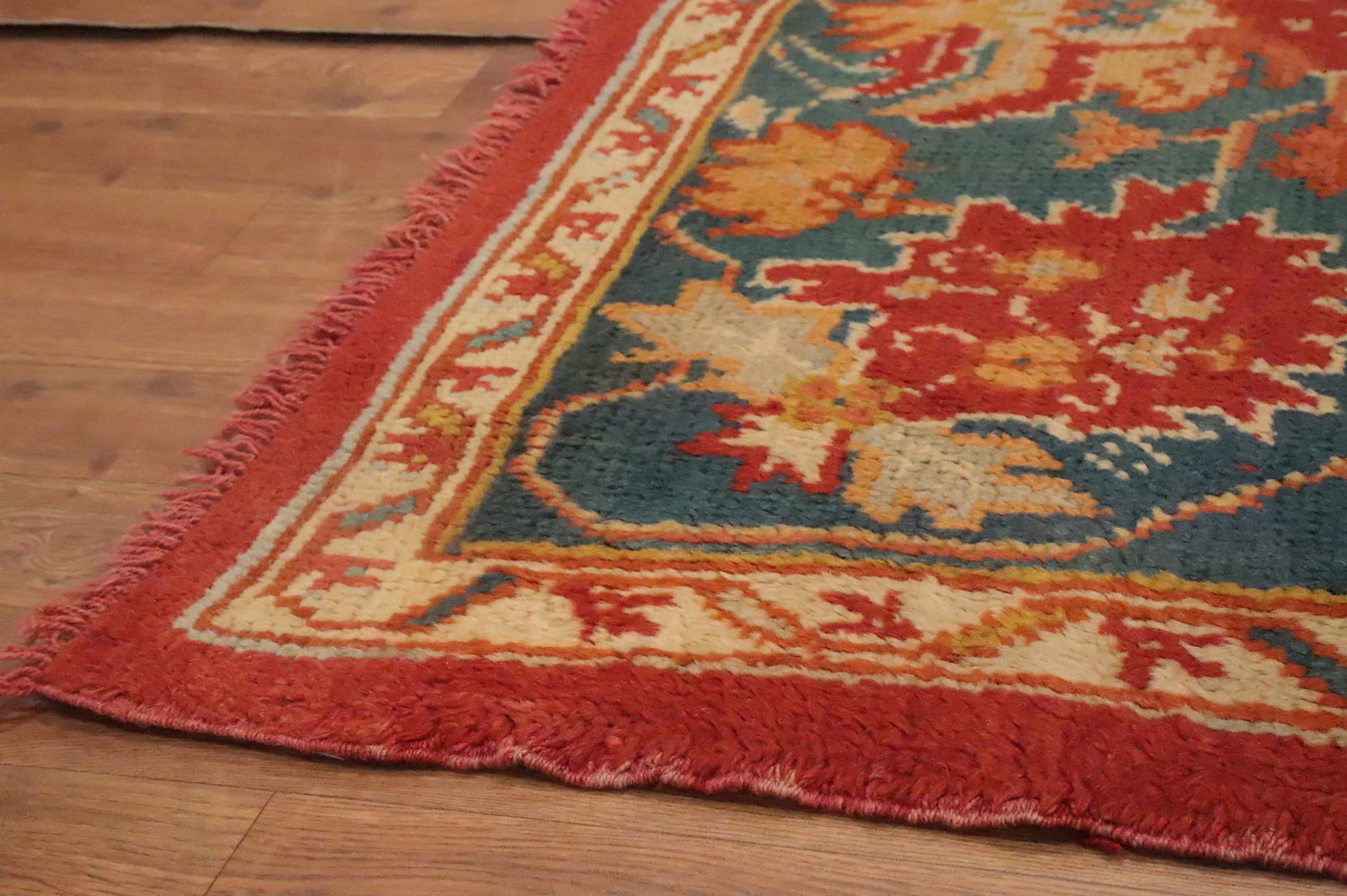 Pre-1900 Antique Vegetable Dye Oushak Persian Area Rug 9x11 - 9