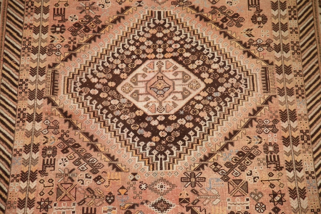 Antique Shiraz Persian Area Rug 6x9 - 3