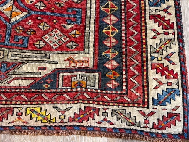 Antique Gendjeh Caucasian Runner-5167 - 2