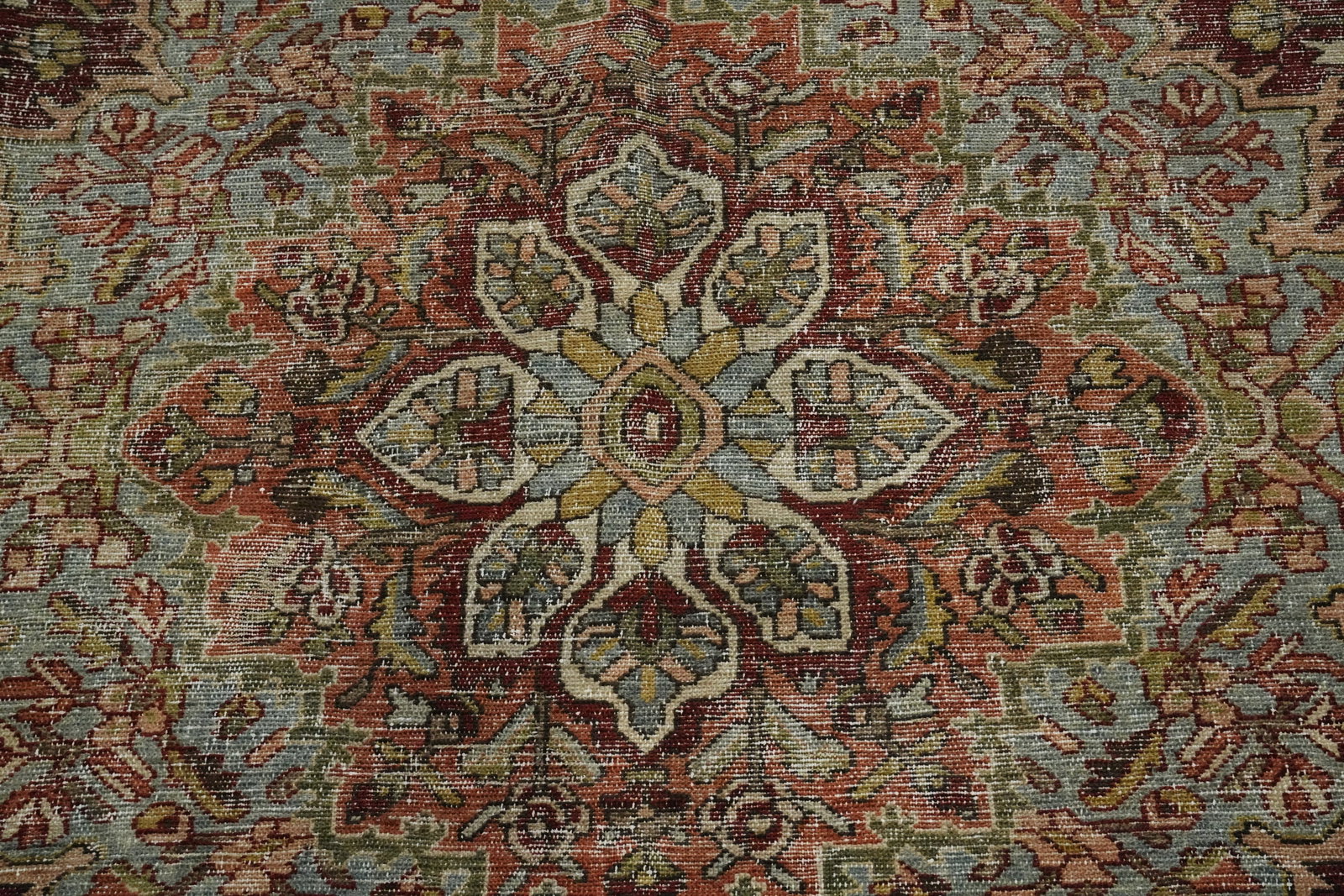 Antique Wool Bakhtiari Persian Area Rug 9x11 - 3