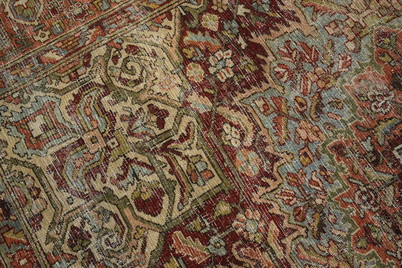 Antique Wool Bakhtiari Persian Area Rug 9x11 - 5