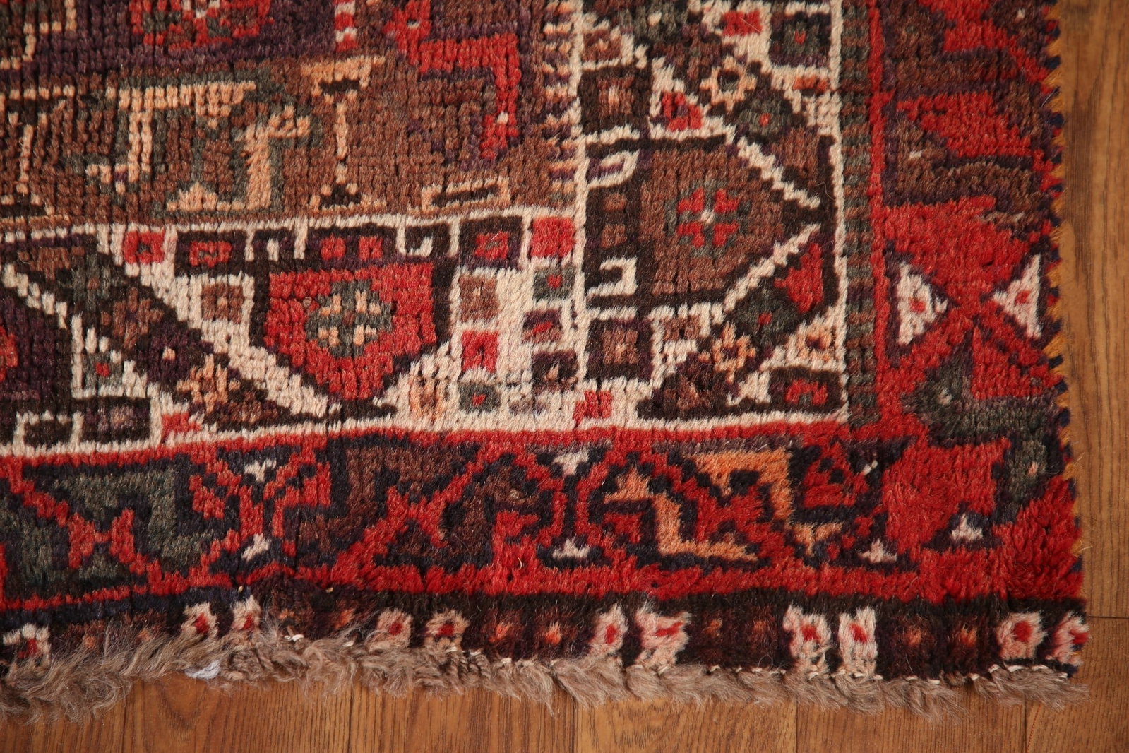 Antique Qashqai Persian Area Rug 5x8 - 5
